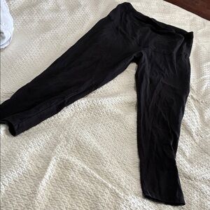 MaternityBundle  Black Leggings and Black Top